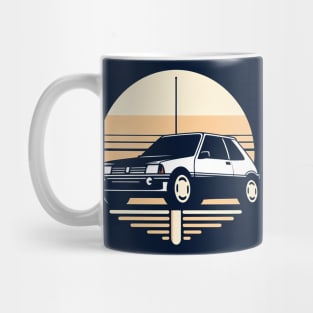 Peugeot 205 Rally Car Mug